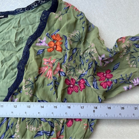 Anthropologie Williston Wrap Dress Asymmetrical Ruffled Women Size Small - Picture 6 of 10